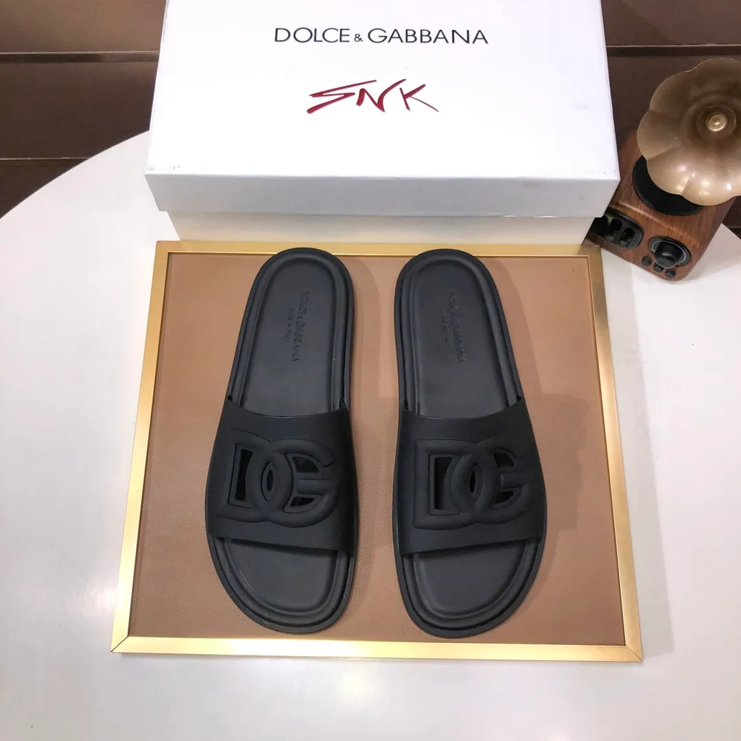 Men's shoes💰280💰【D&G】High-end quality Product trademark: DG "Dolce & Gabban*" slippers, Product material: Imported cowhide upper, original air cushion outsole, regular size: 38-45